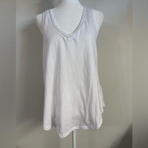 Z Supply White V-Neck Tank Top
